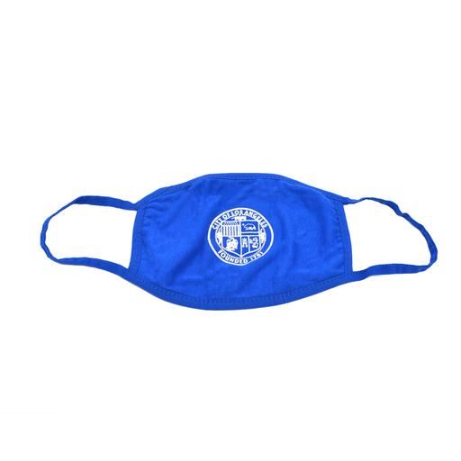 2 L.A. City Face Mask Blue with logo