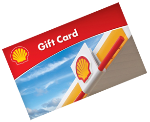 Shell Gas Card 25.00